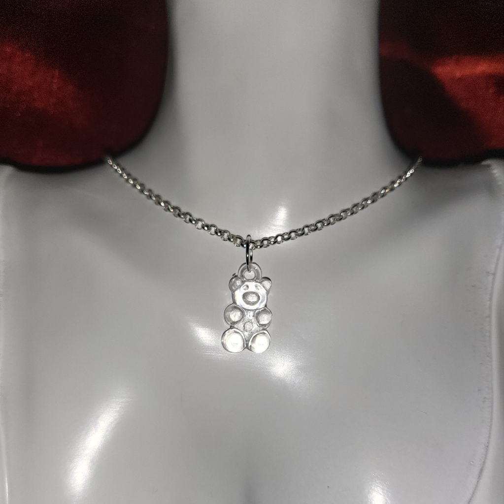 Teddy Bear Charm Necklace